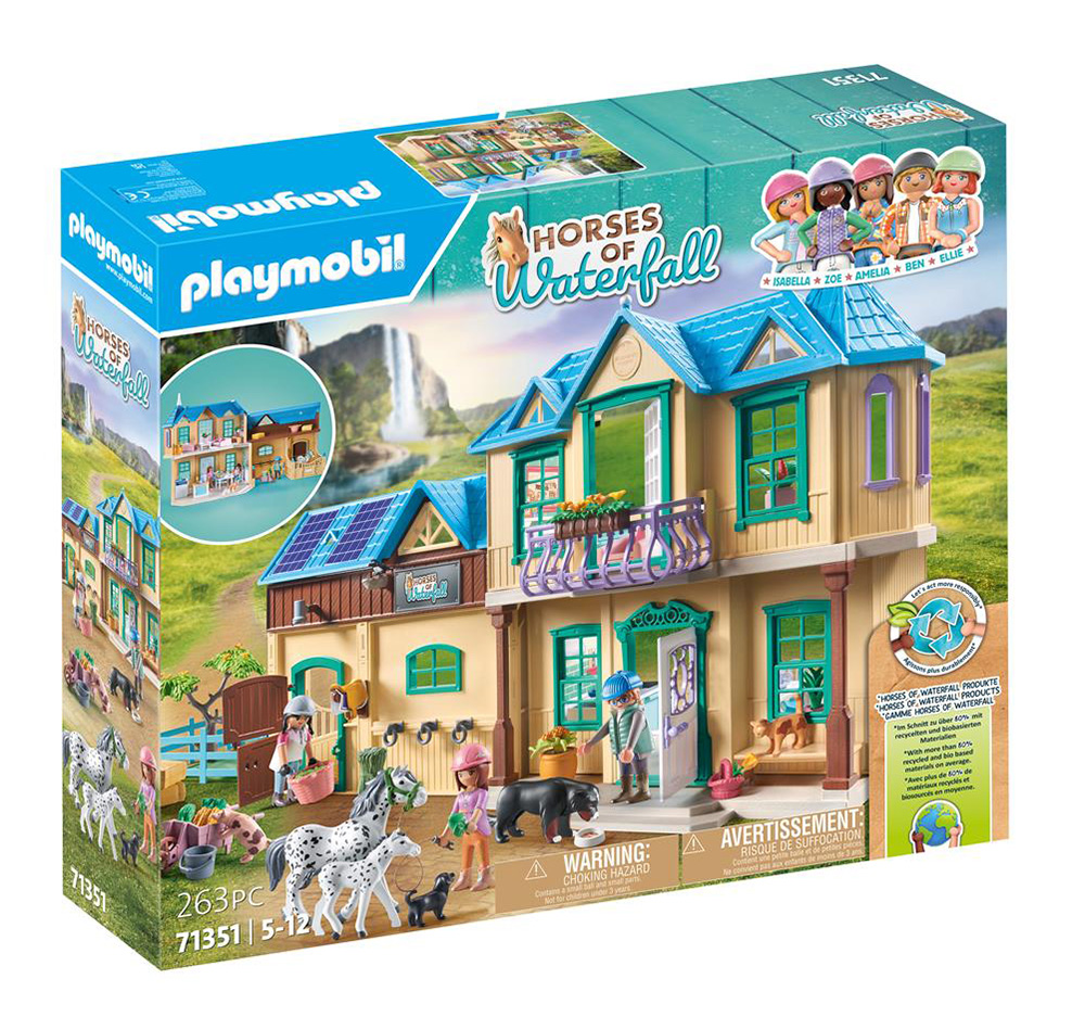 PLAYMOBIL HORSES OF THE WATERFALL WATERFALL RANCH