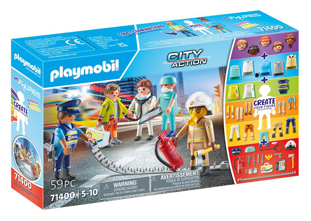 PLAYMOBIL CITY ACTION MY FIGURES RESCUE TEAM