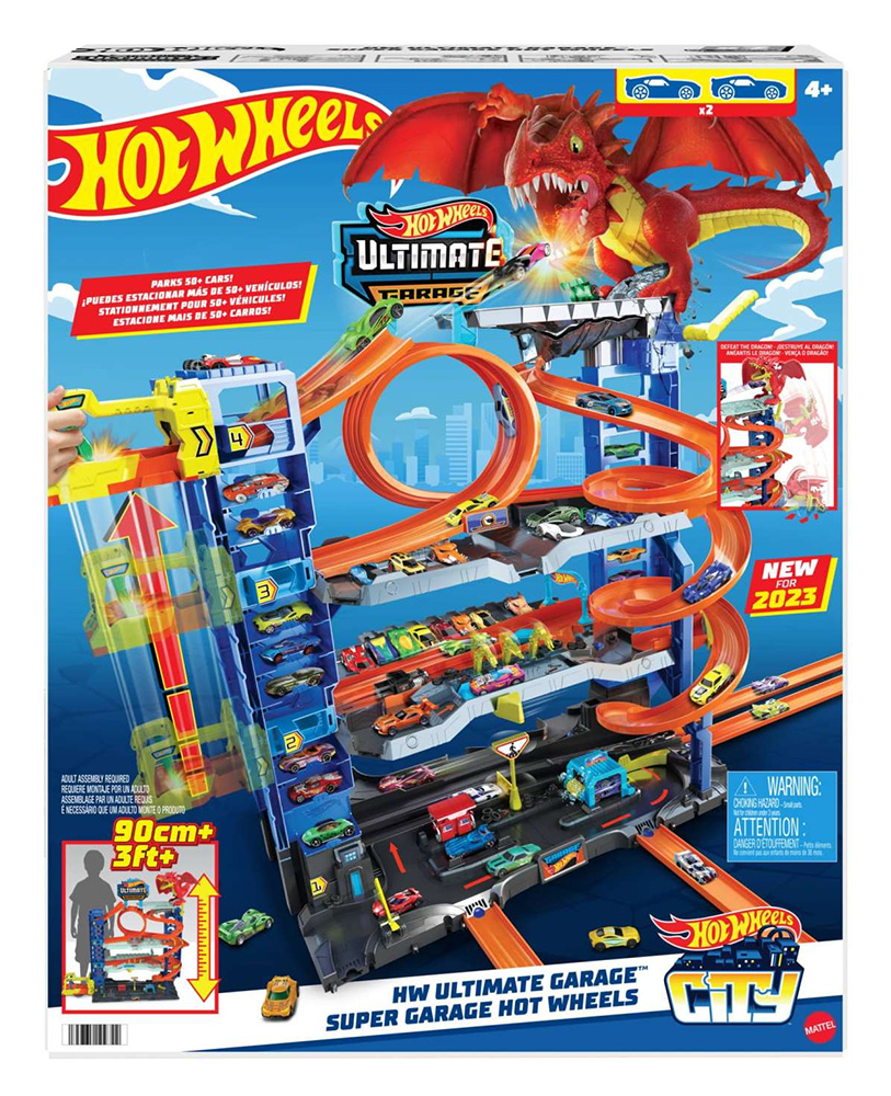 HOT WHEELS ULTIMATE GARAGE WITH DRAGON