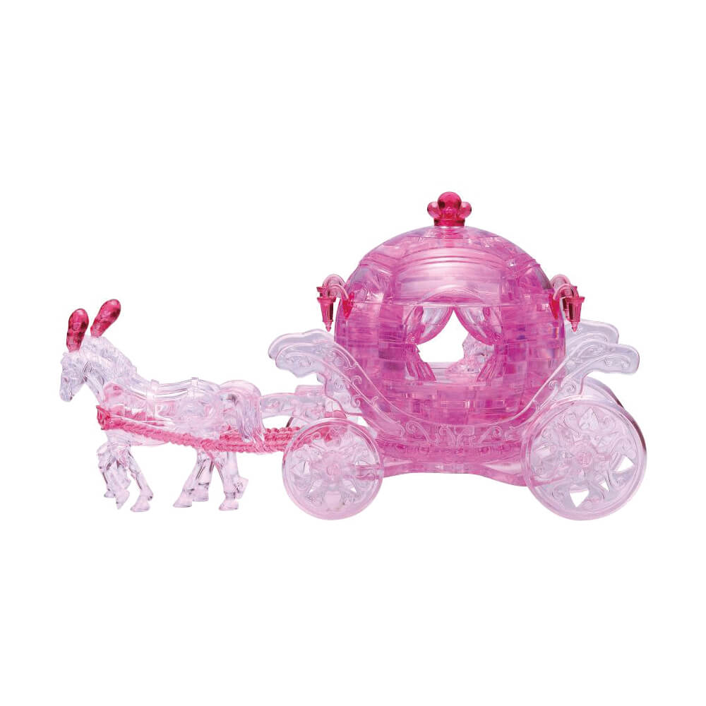 CRYSTAL PUZZLES 3D PUZZLE 67 Pcs ROYAL CARRIAGE PINK