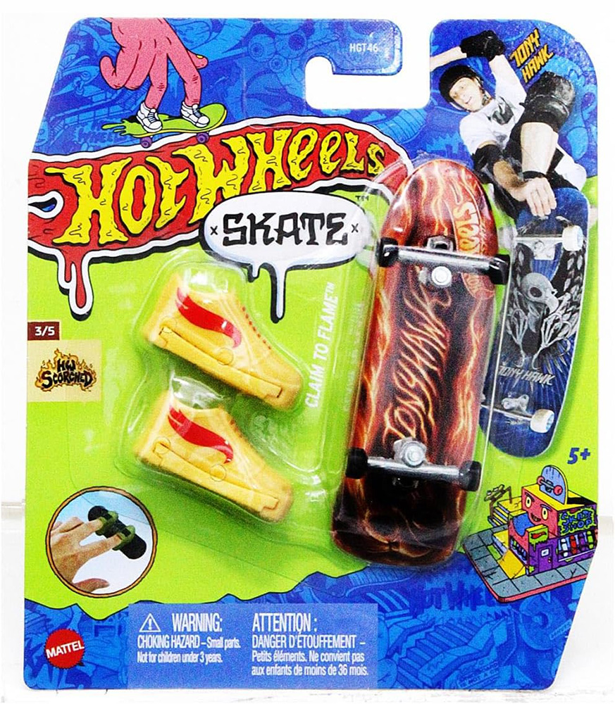 HOT WHEELS SKATE AND SHOES - CLAIM TO FLAME