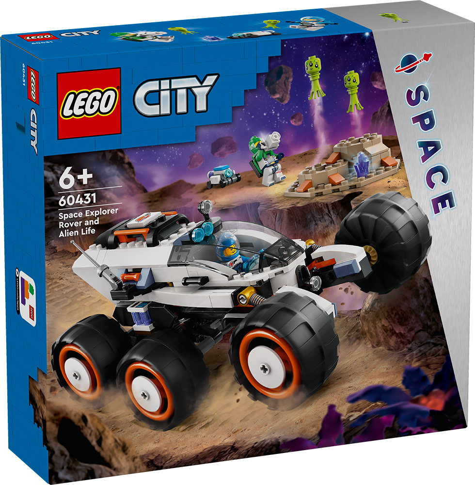 LEGO® CITY SPACE EXPLORER ROVER AND ALIEN LIFE