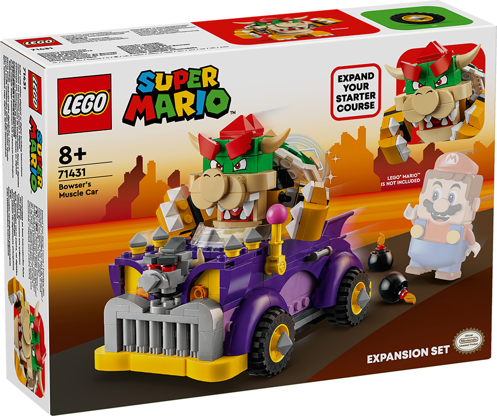 LEGO® SUPER MARIO™ BOWSERʼS MUSCLE CAR EXPANSION SET