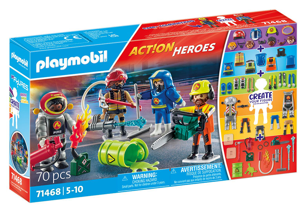 PLAYMOBIL CITY ACTION MY FIGURES: FIRE RESCUE