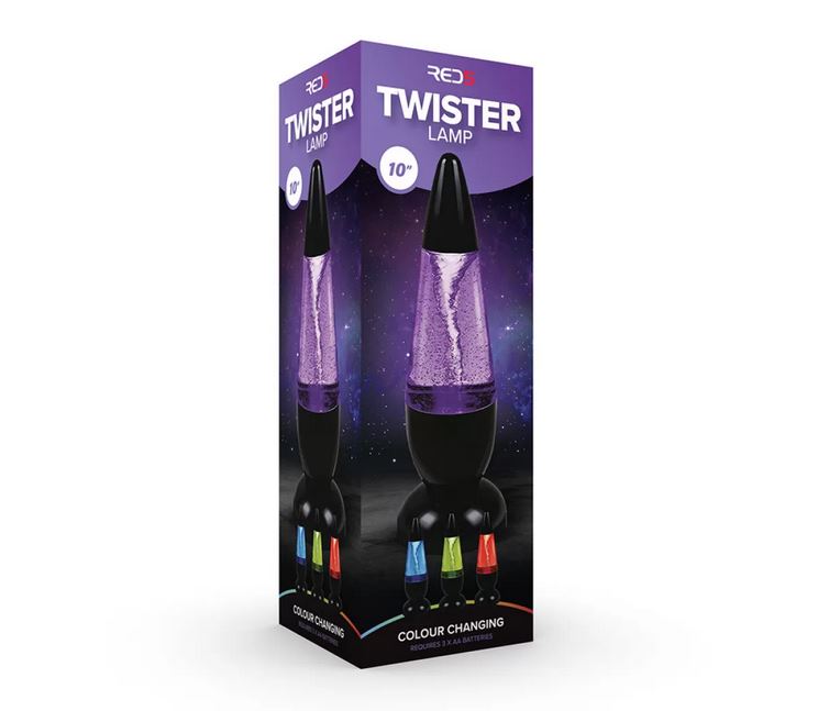 THE SOURCE RED5 MINI TWISTER LAMP