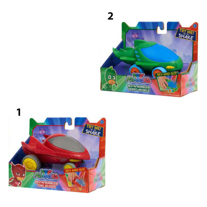 PJ MASKS VEHICLES WITH MOTION - 2 DESIGNS