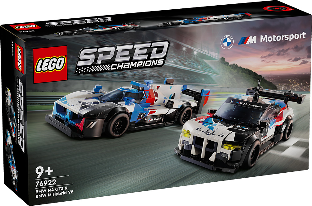 LEGO® SPEED CHAMPIONS BMW M4 GT3 & BMW M HYBRID V8 RACE CARS