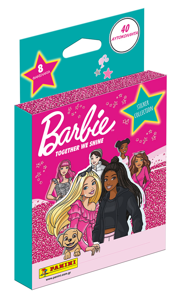 BARBIE TOGETHER WE SHINE BLISTER WITH STICKERS PANINI
