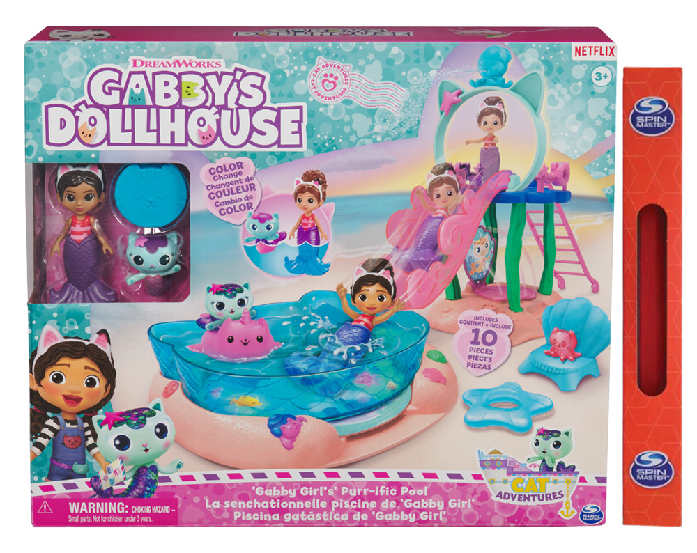 TOY CANDLE GABBY\'S DOLLHOUSE POOL