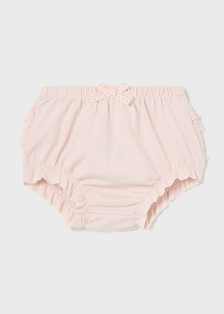 MAYORAL PANTS COTTON FRILL PINK
