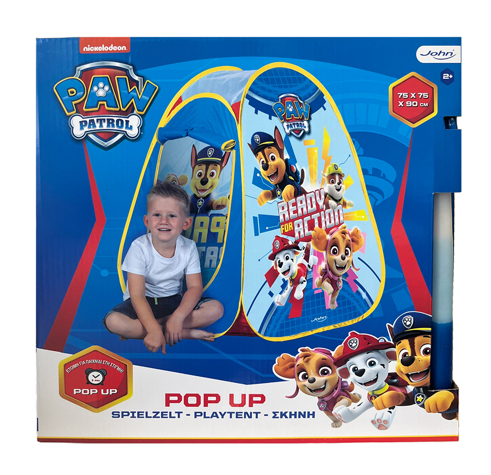 TOY CANDLE KIDS TENT POP UP PAW PATROL