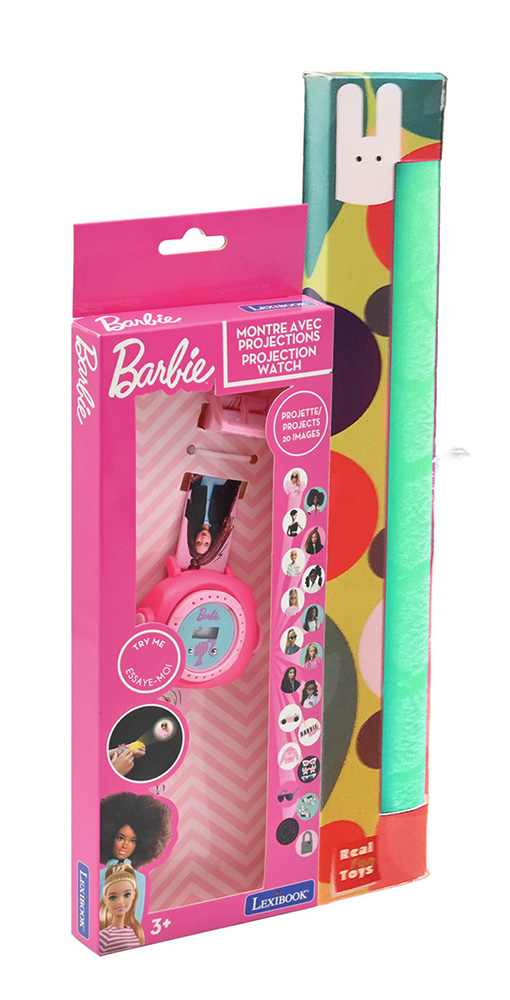 TOY CANDLE LEXIBOOK BARBIE DIGITAL PROJECTION WATCH WITH 20 IMAGES TO PROJECT
