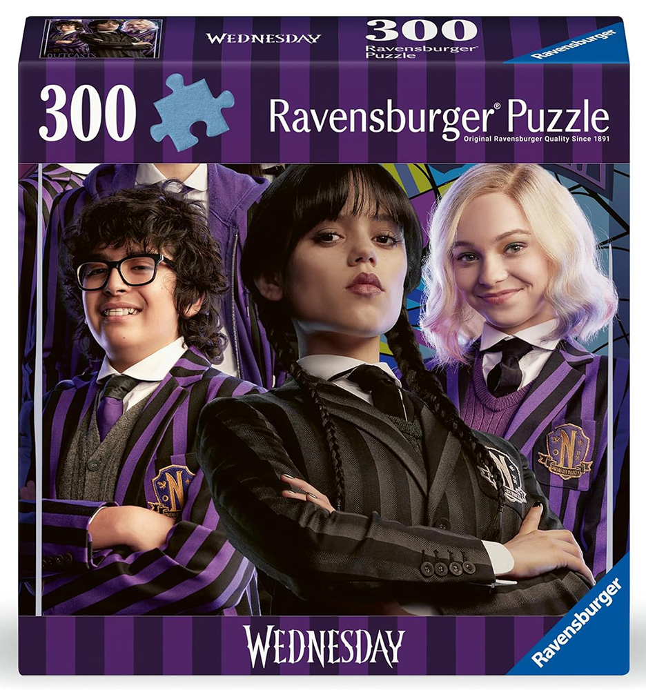 RAVENSBURGER ΠΑΖΛ 300 τεμ. WEDNESDAY OUTCASTS
