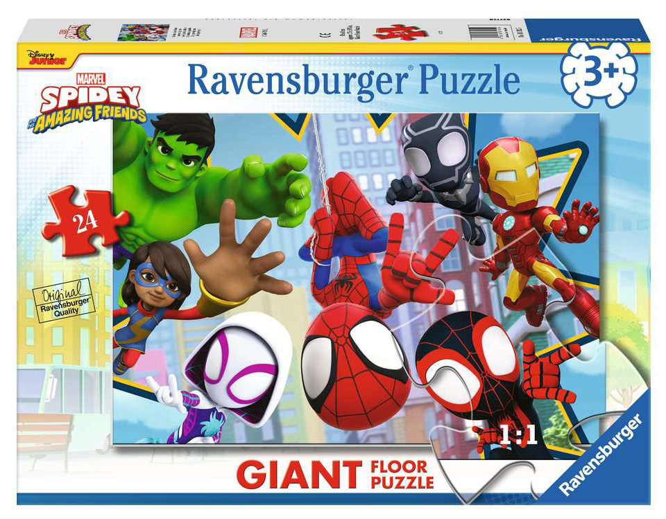 RAVENSBURGER ΠΑΖΛ ΔΑΠΕΔΟΥ 24 τεμ. SPIDEY AND FRIENDS