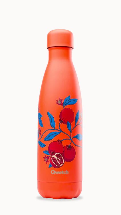 QWETCH STAINLESS STEEL BOTTLE DELICE POMEGRANATE 500ml