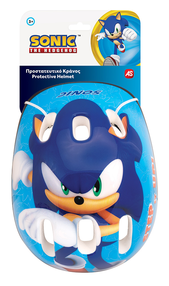 AS PROTECTIVE HELMET SONIC FOR AGES 3+