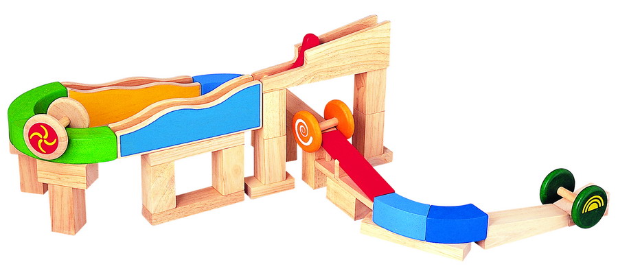 WOODEN GAME PLAN TOYS - BUILD N SPIN