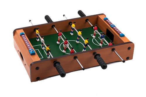 SMALL WOODEN TABLE FOOTBALL