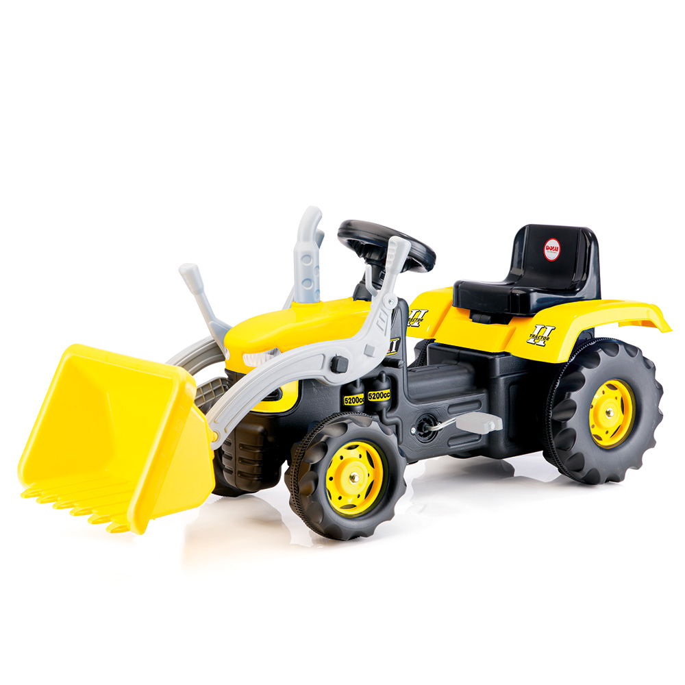 YELLOW TRACTOR WITH PEDALS