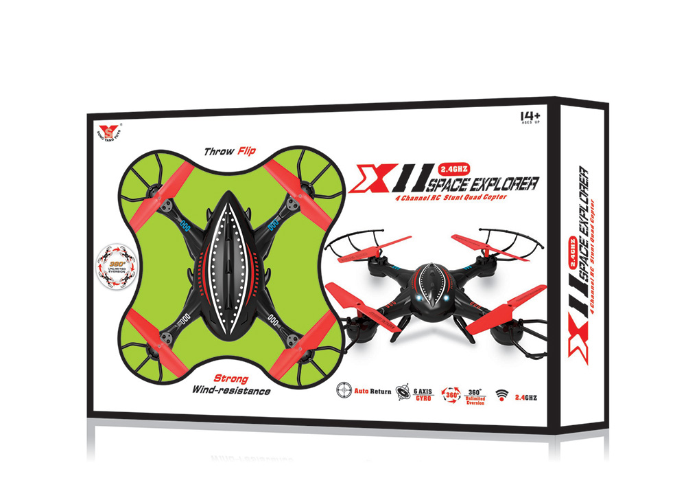 REMOTE CONTROL DRONE WITH CAMERA 2MP XII SPACE EXPLORER - 2 COLORS