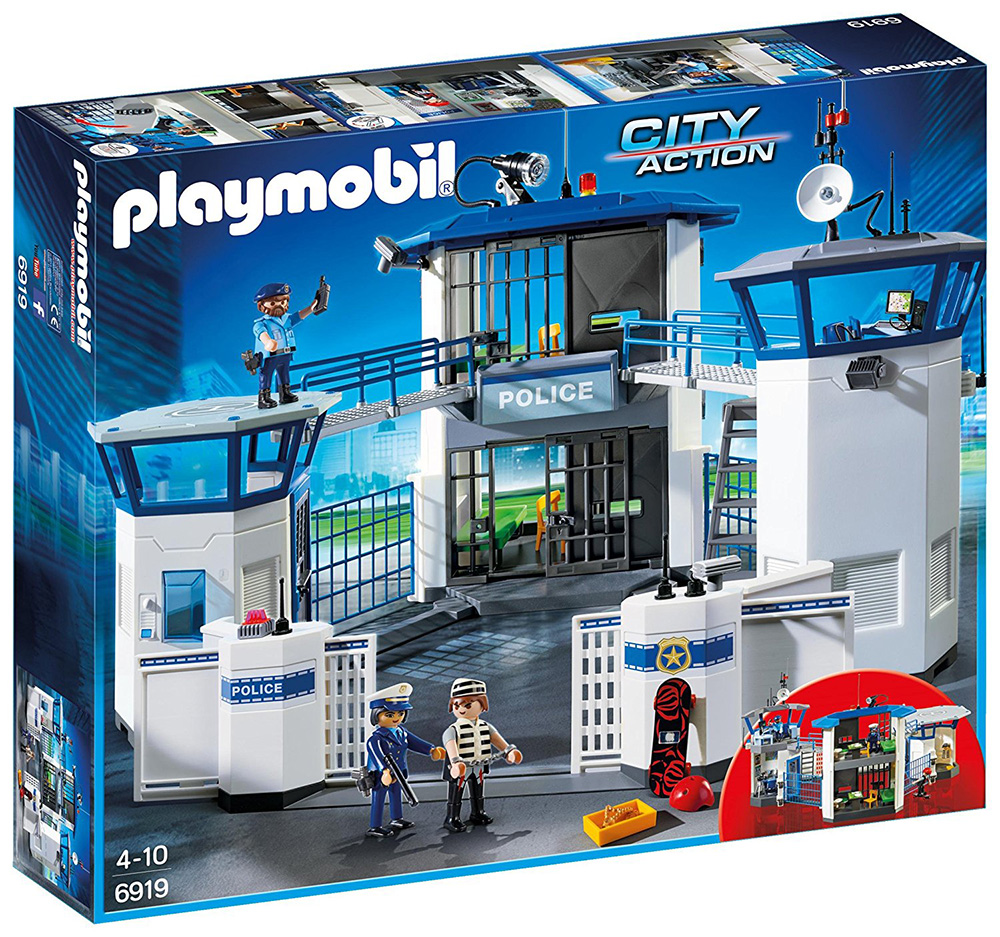 PLAYMOBIL CITY ACTION POLICE HEADQUARTERS WITH PRISON