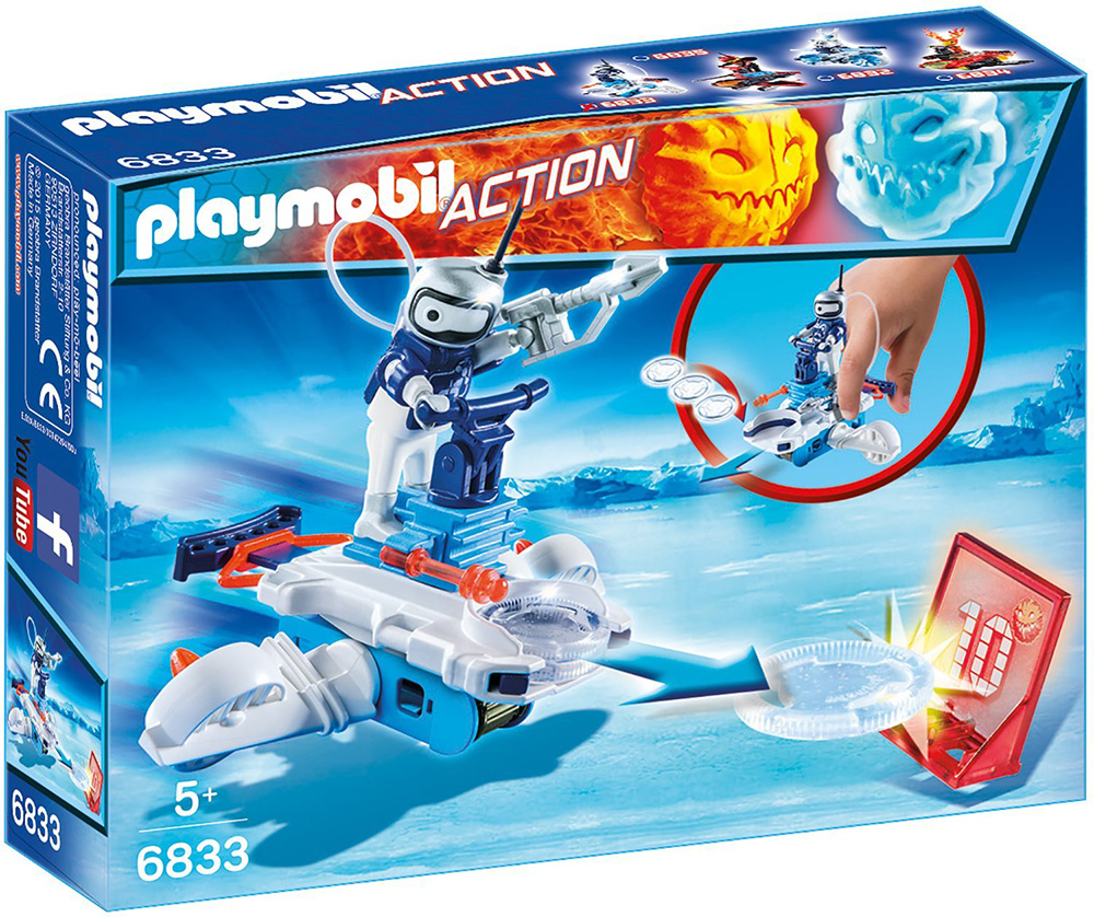 PLAYMOBIL  ACTION ICEBOT WITH DISK SHOOTER