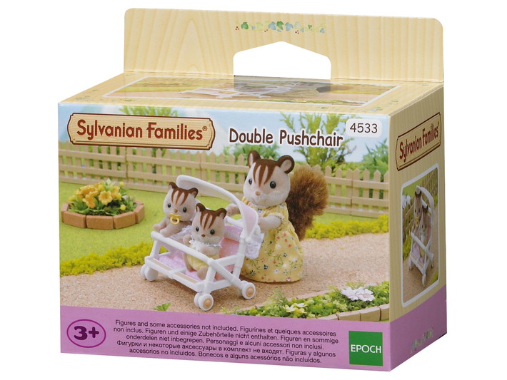THE SYLVANIAN FAMILIES- DOUBLE PUSHCHAIR 