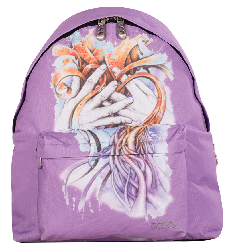 POLO BACKPACK EMOTION PINK HANDS