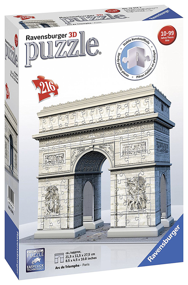 RAVENSBURGER 3D PUZZLE 216 pcs ARC OF TRIOMPHE